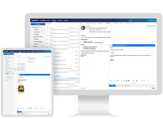 OpenText GroupWise Collaboration Client